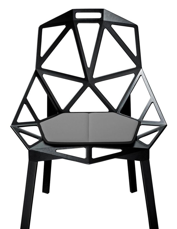 Modern Geometric Plastic Chair